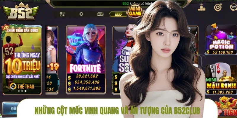 Những thành tựu và giải thưởng danh giá của B52CLUB